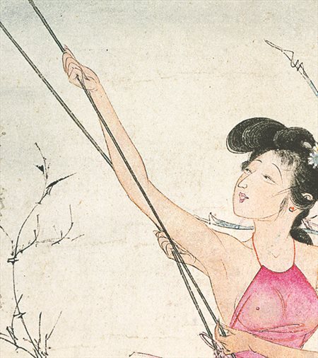江洲-胡也佛的仕女画和最知名的金瓶梅秘戏图